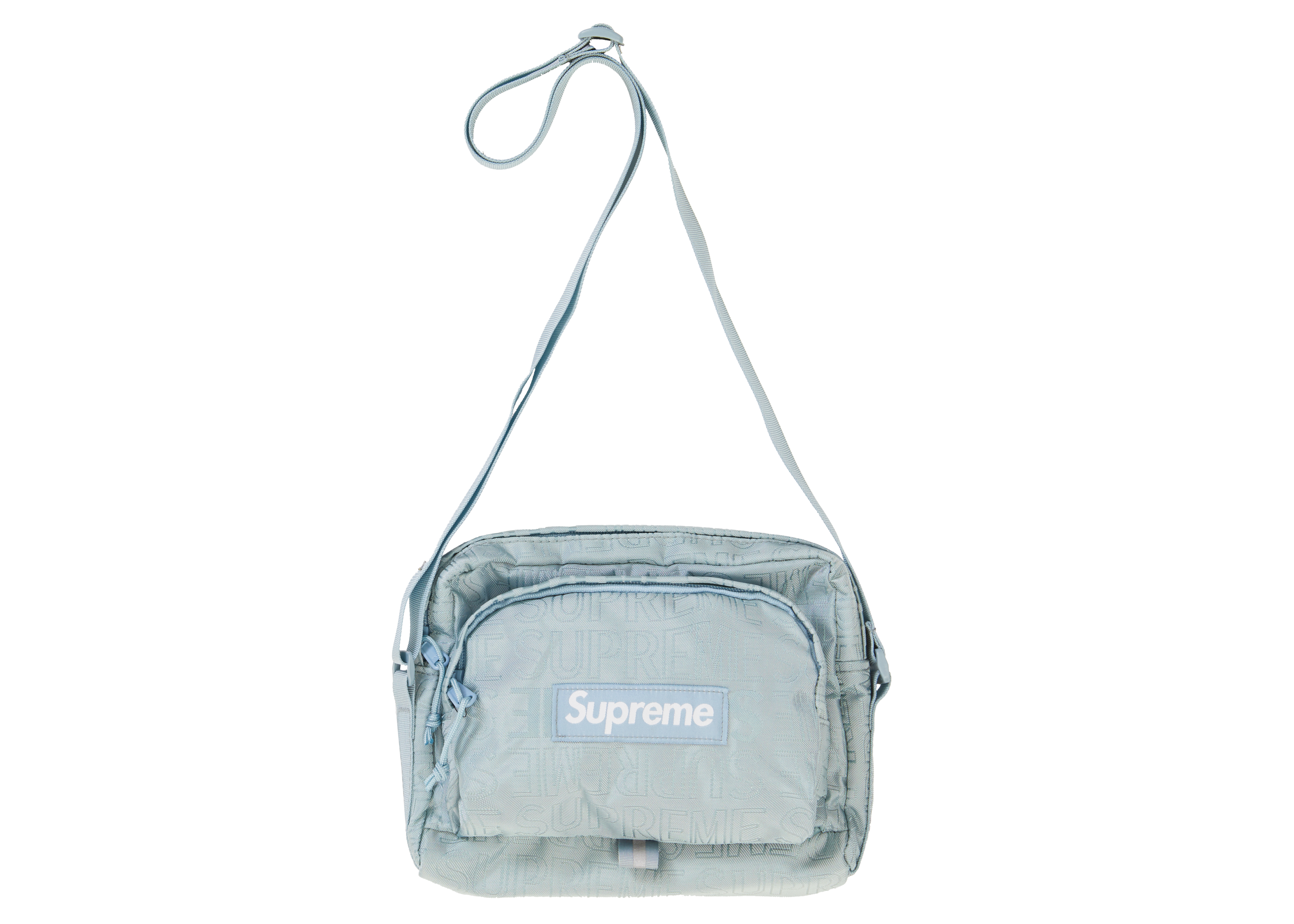 supreme blue shoulder bag