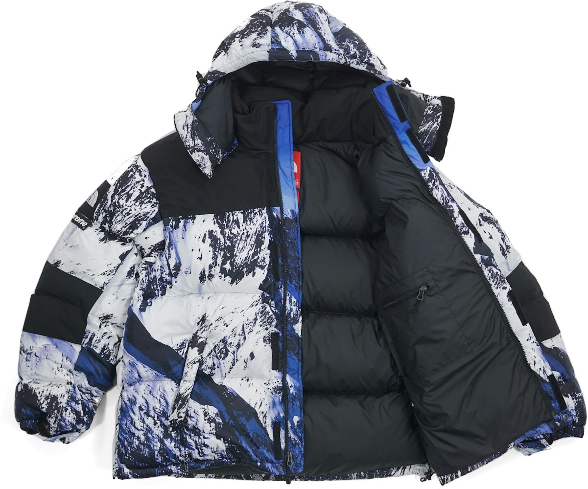 Supreme The North Face Mountain Baltoro Jacket Blue/White - TNF-MTN-FW17