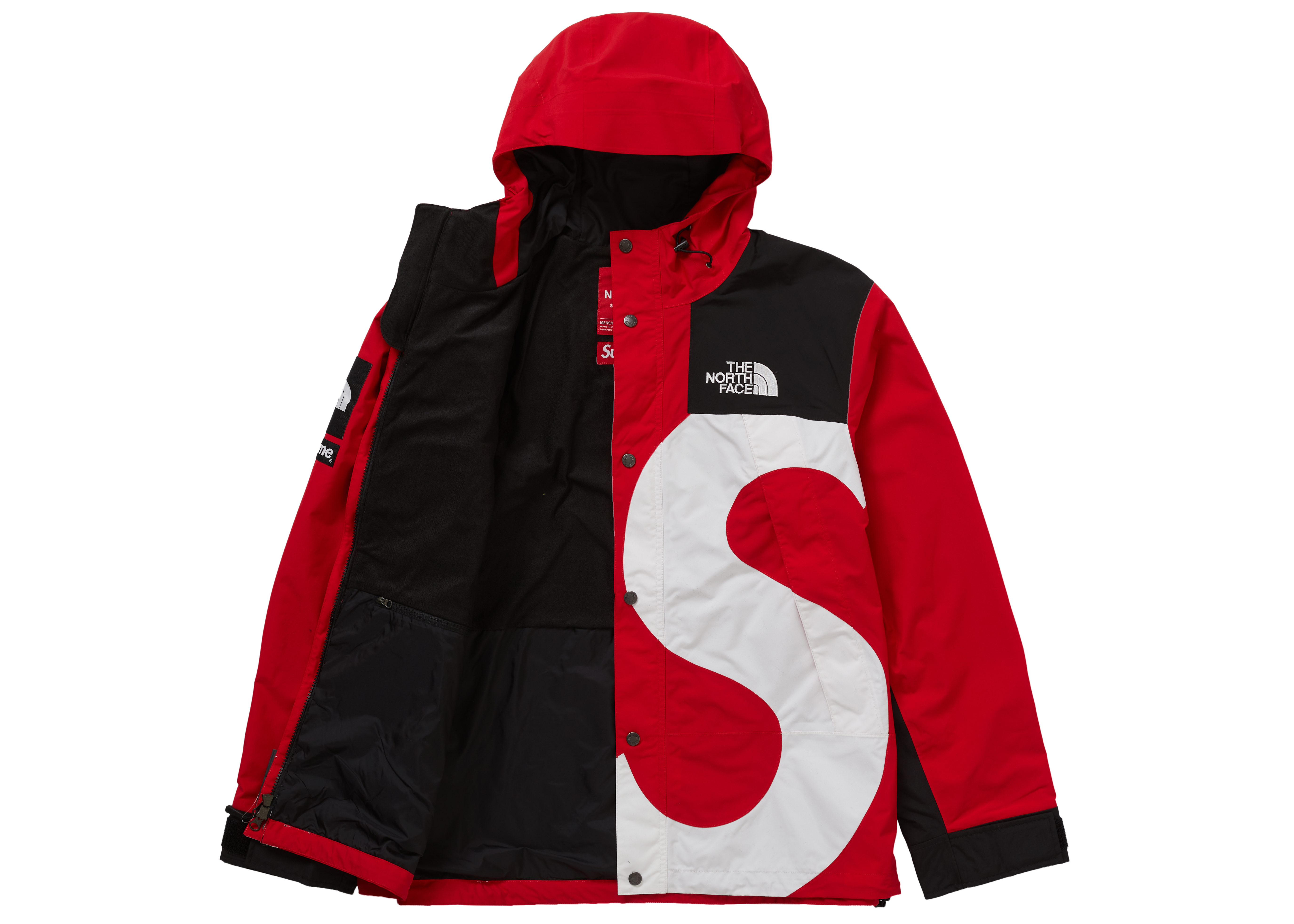 North Face S Logo Mountain Jacket Red 