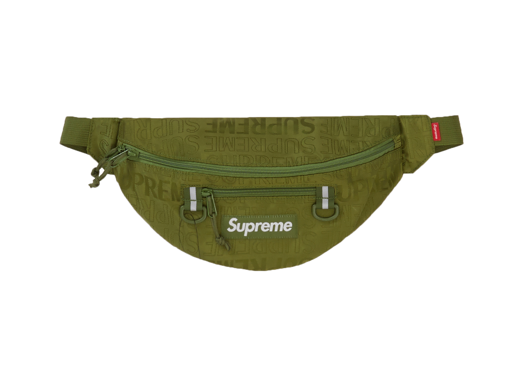 supreme waist bag ss19 on body