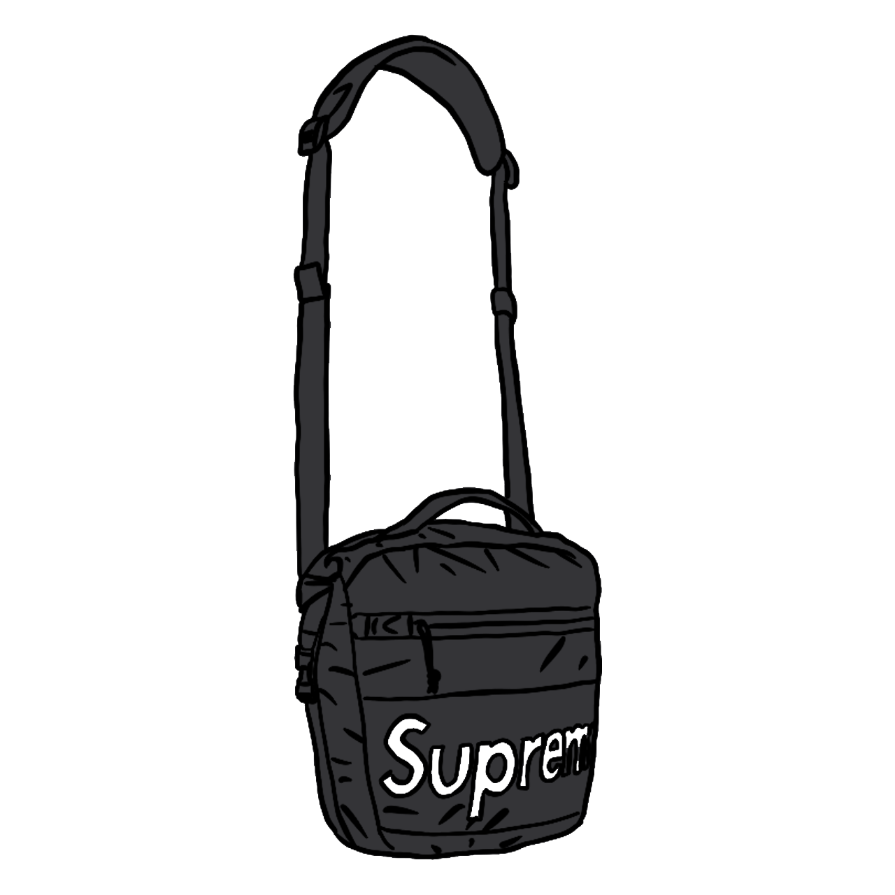 supreme reflective shoulder bag