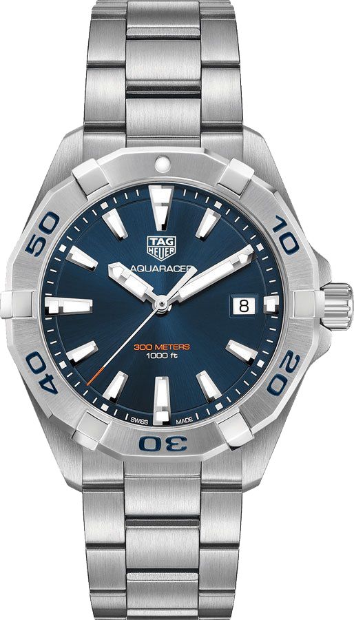 Pre-owned Tag Heuer  Aquaracer Wbd1112.ba0928 In Stainless Steel
