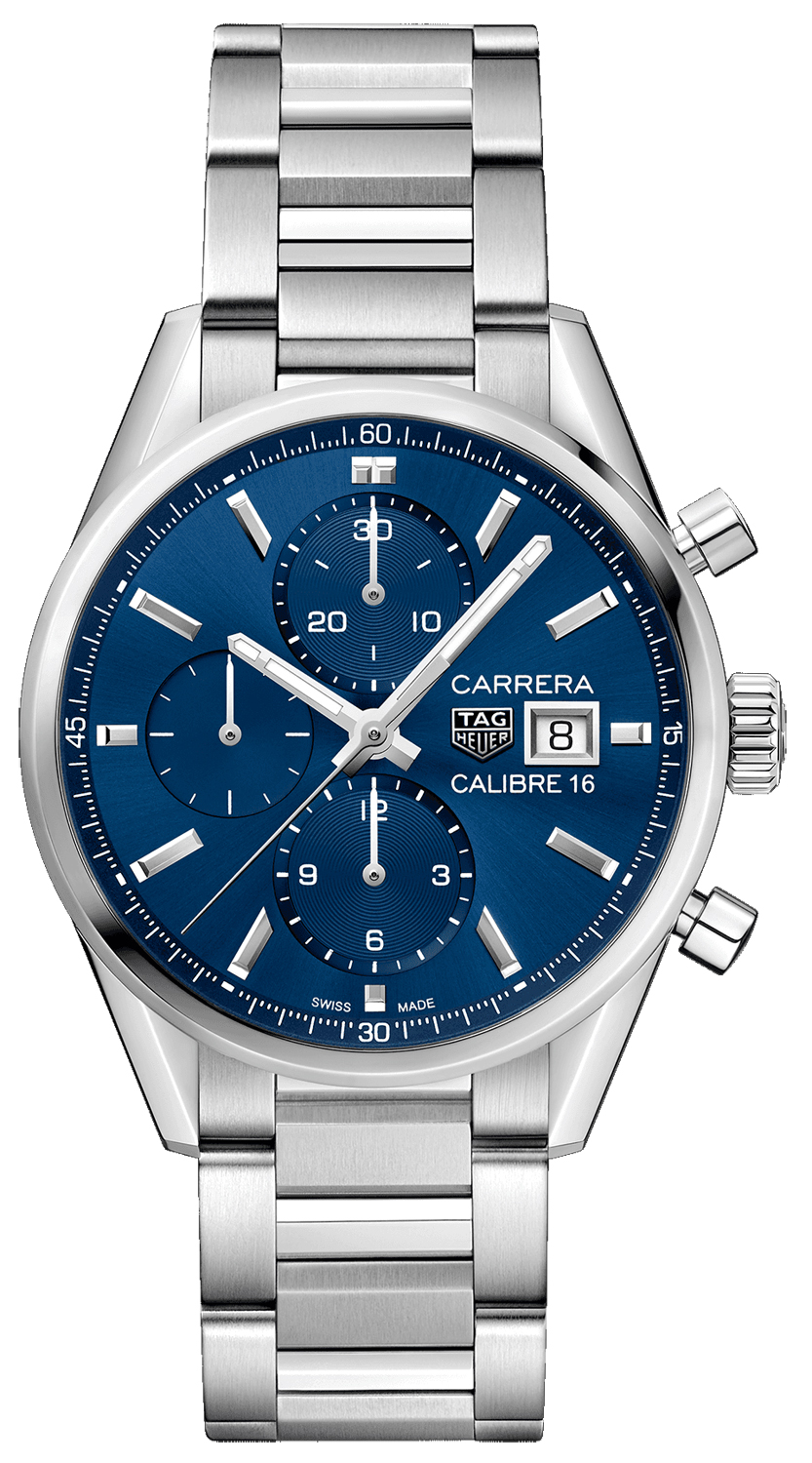 Pre-owned Tag Heuer  Carrera Cbk2112.ba0715 In Stainless Steel