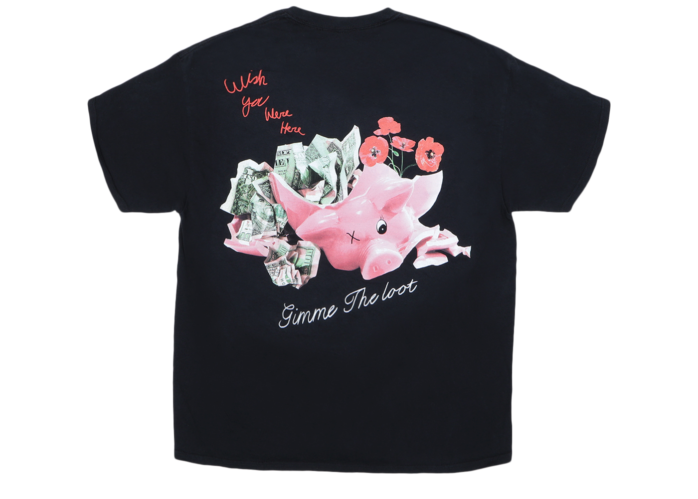 Travis Scott Astroworld Barclays Pig Black T-Shirt Men's Size S-XXL 93665-256
