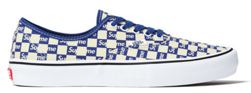 low top blue checkered vans