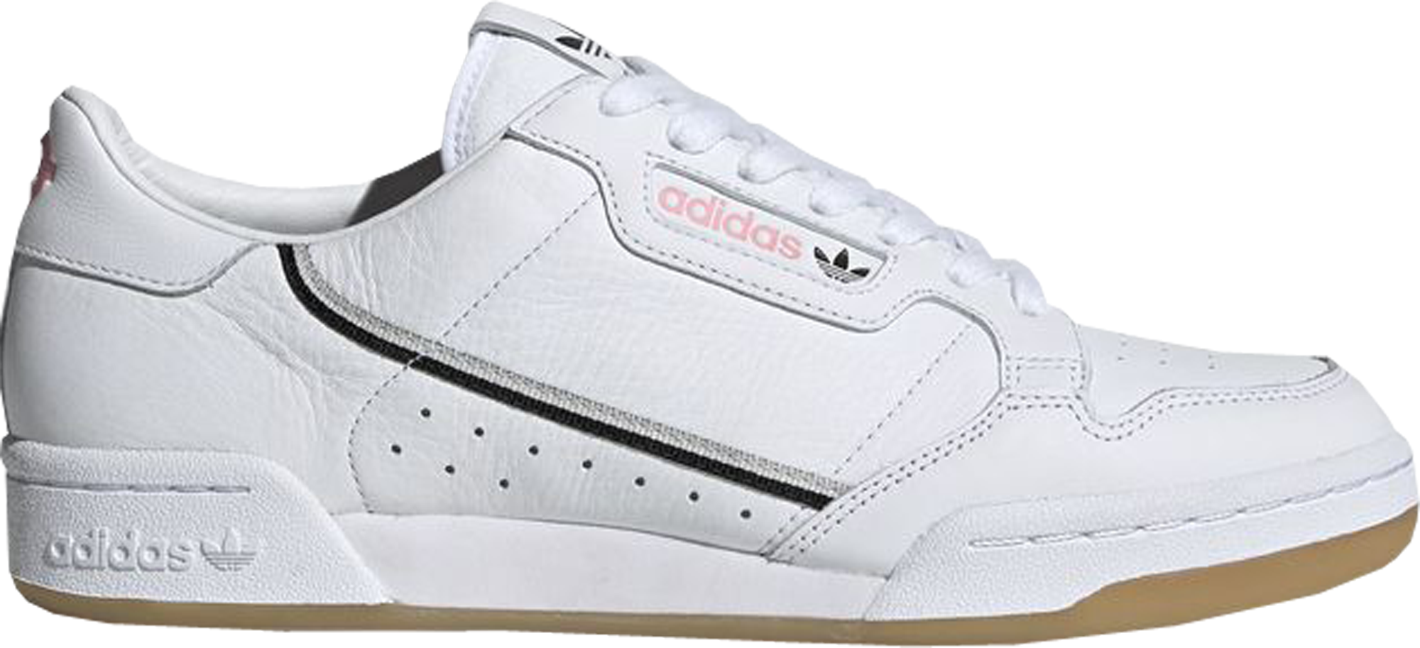 adidas continental 80 white black