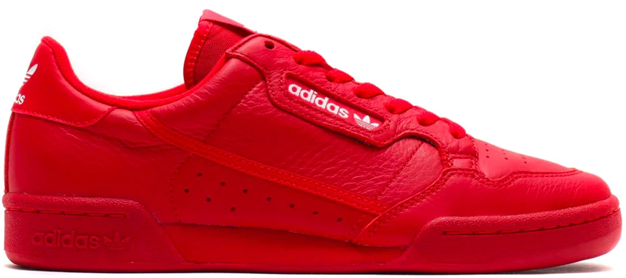 red adidas continental 80