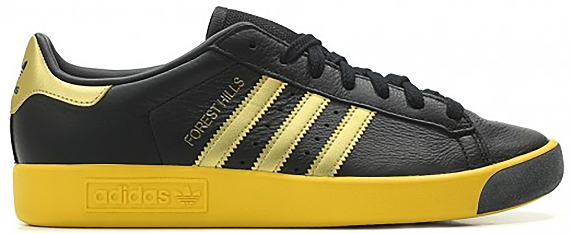 adidas Forest Hills Black Gold Yellow 