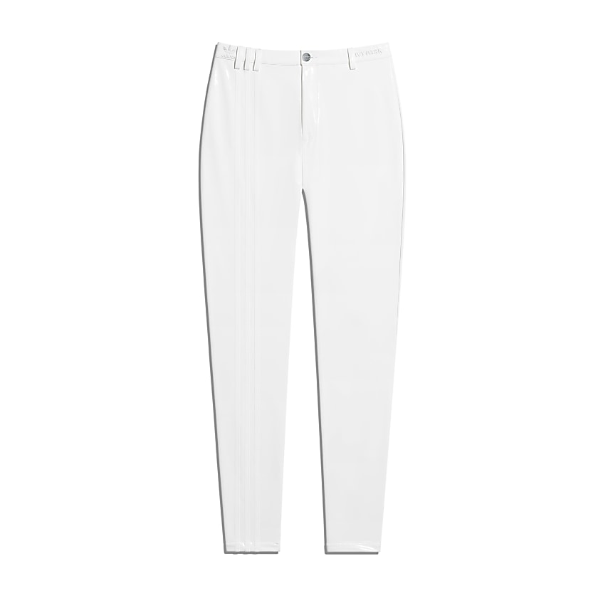 Pre-owned Adidas Originals  Ivy Park Latex Pants Core White