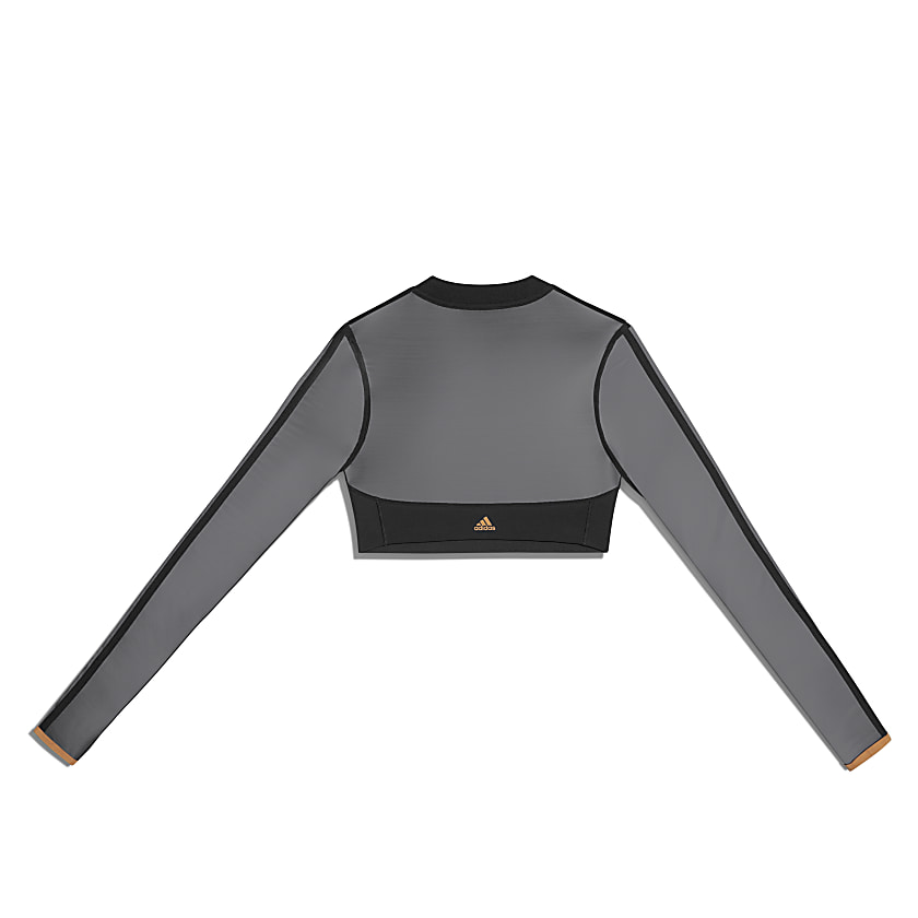 adidas Ivy Park Long Sleeve Mesh Crop 