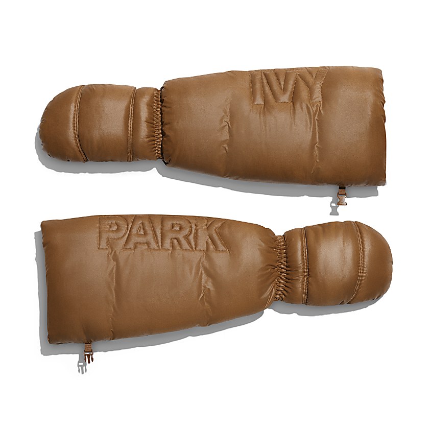 Pre-owned Adidas Originals  Ivy Park Ski Gloves Wild Brown