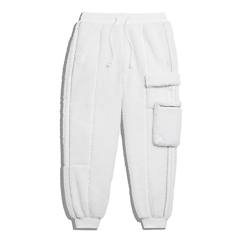 Pre-owned Adidas Originals Adidas Ivy Park Teddy Cargo Sweat Pants (all Gender) Core White