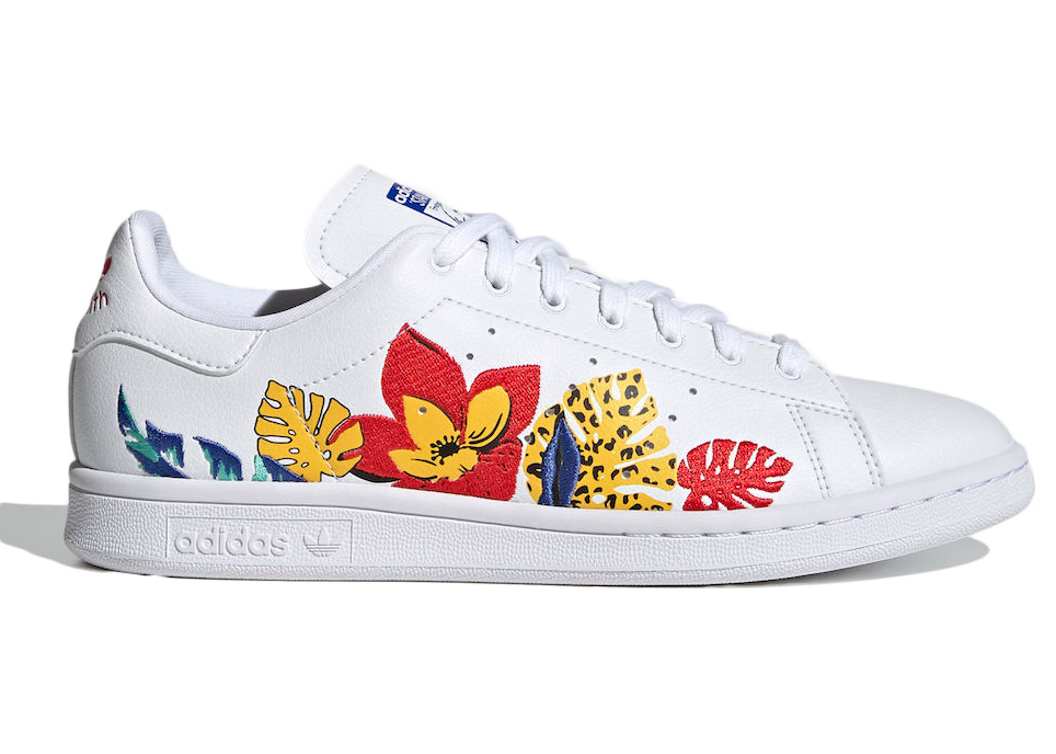 Pre-owned Adidas Originals Adidas Stan Smith Her Studio London Flowers (women's) In White/multicolor