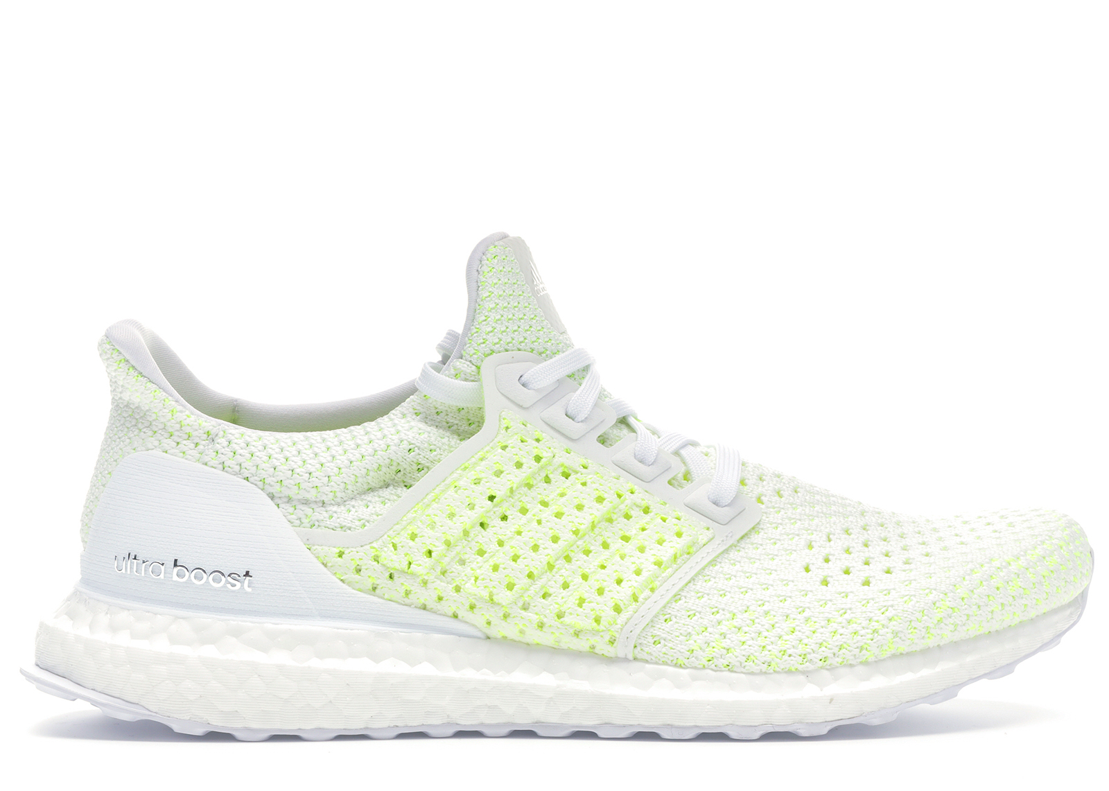 ultra boost green and white