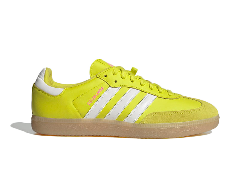 Pre-owned Adidas Originals  Velosamba Acid Yellow In Acid Yellow/core White/screaming Pink