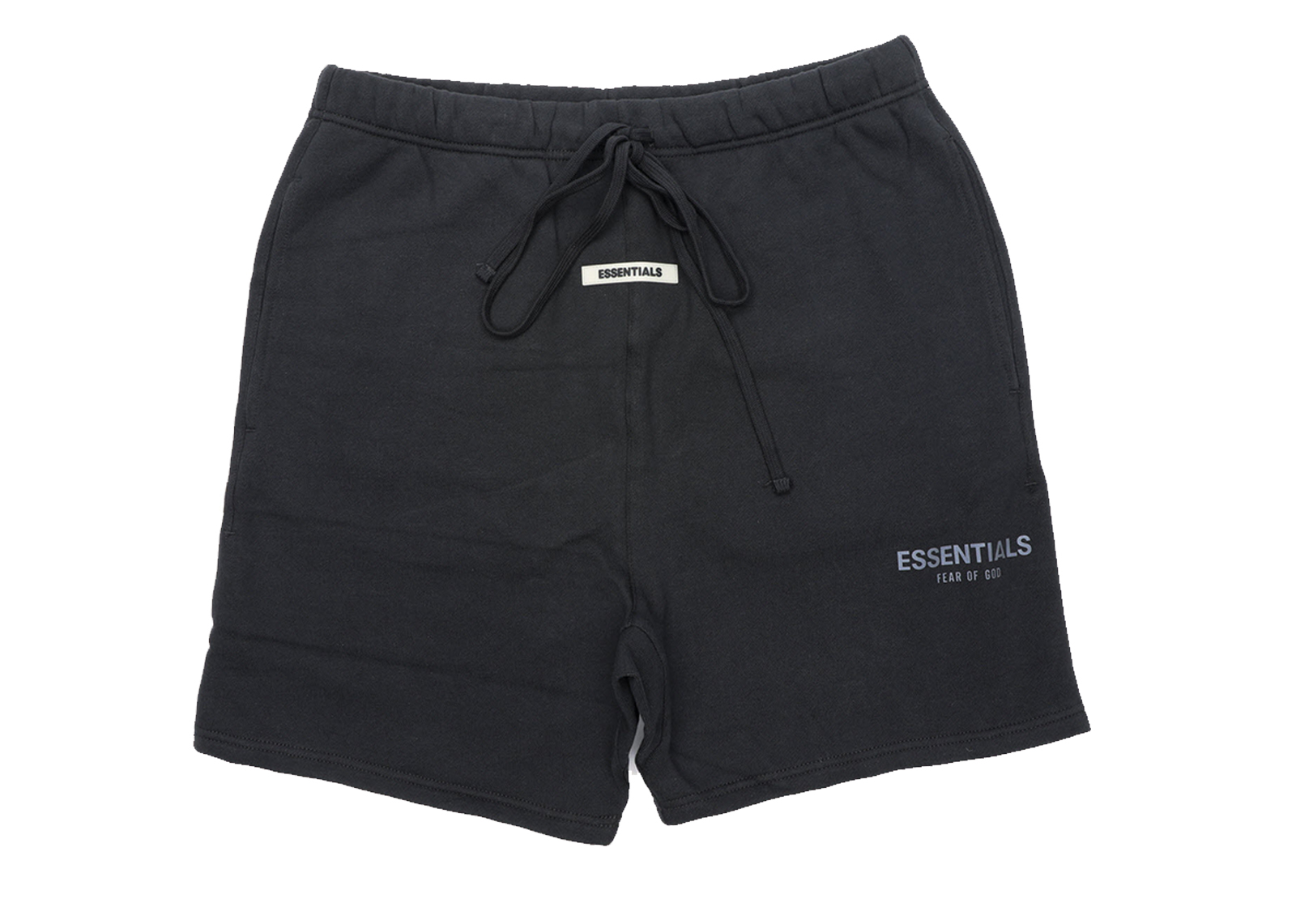 Pre-owned Fear Of God Essentials Sweat Shorts Black/black