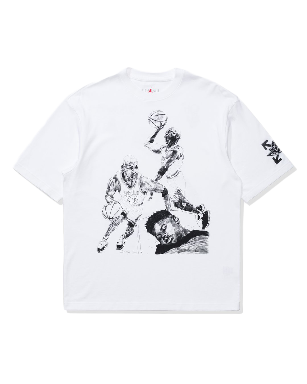 Pre-owned Off-white  X Jordan T-shirt White